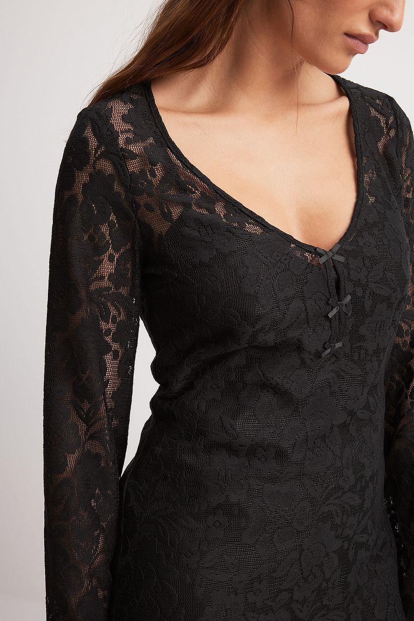 Lace Mini Dress Product Image