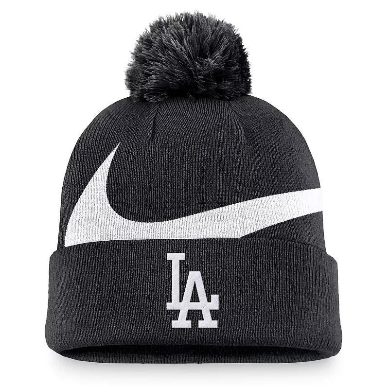 Houston Astros Peak Nike Mens MLB Cuffed Pom Beanie Product Image