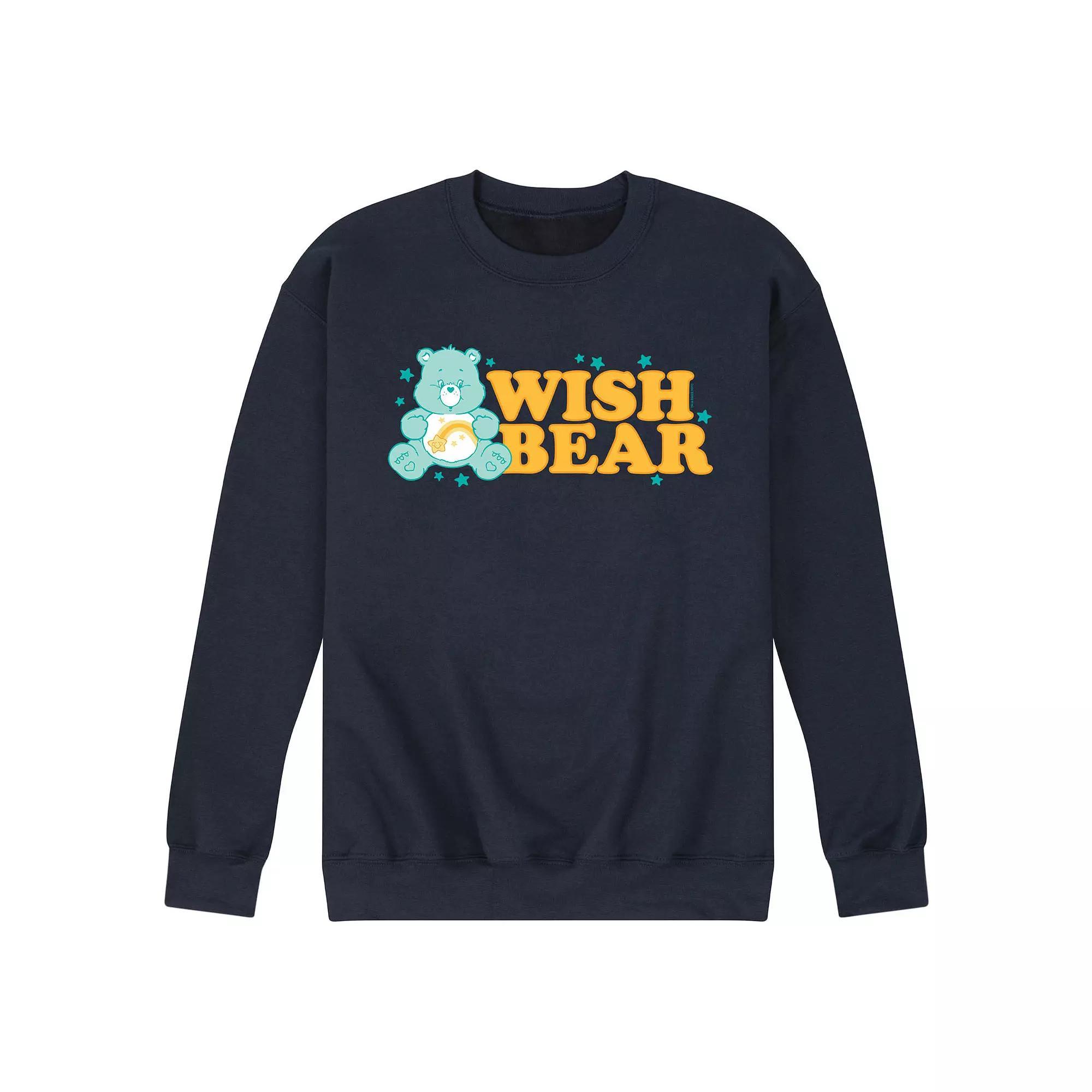 Men's Care Bears Wish Bear Fleece Sweatshirt,  Product Image