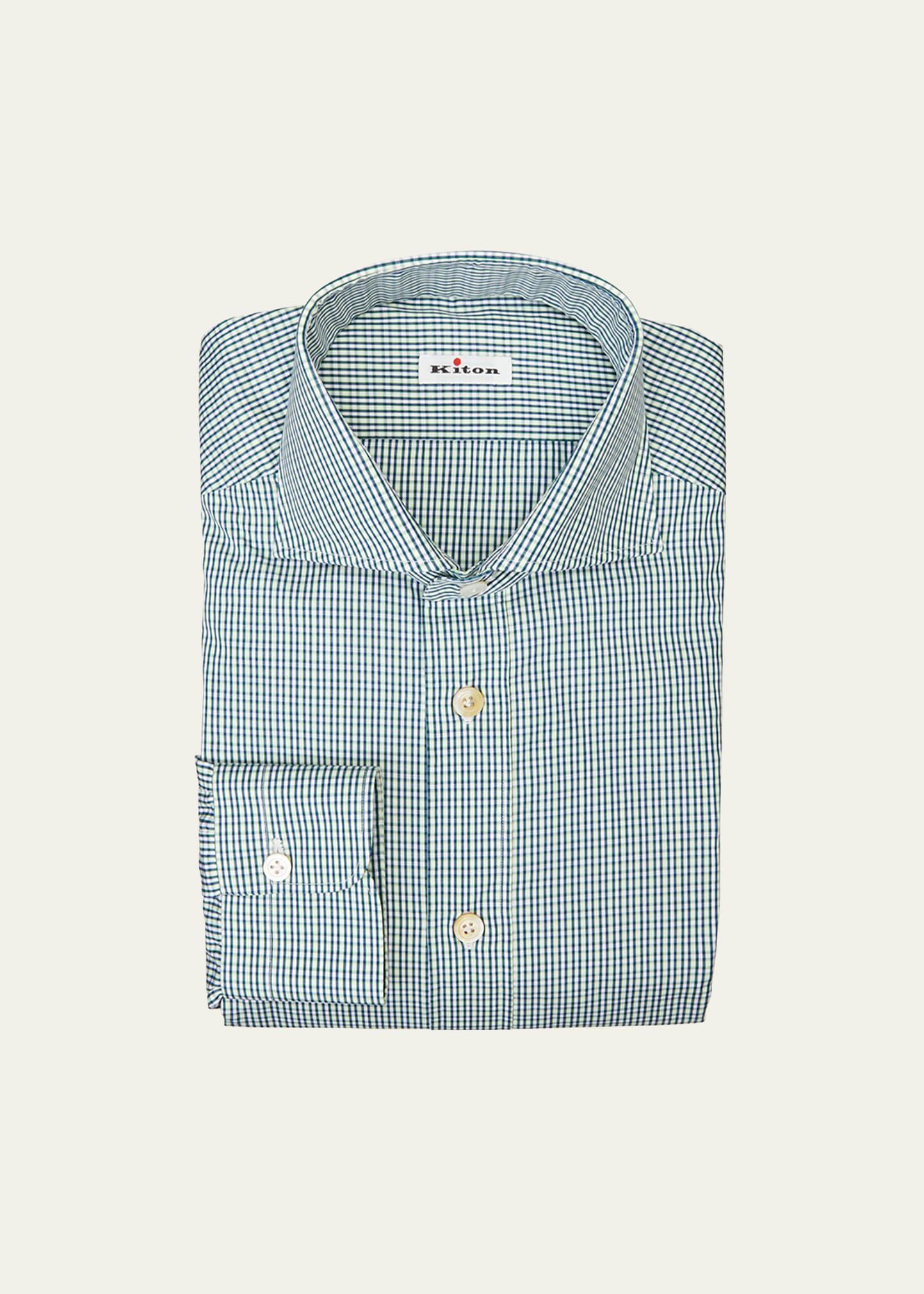 Mens Plaid Dress Shirt Product Image