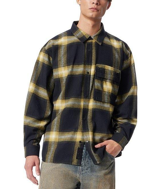 Cross Eyed Moose Long Sleeve Stargaze Loose Fit Woven Shirt Product Image