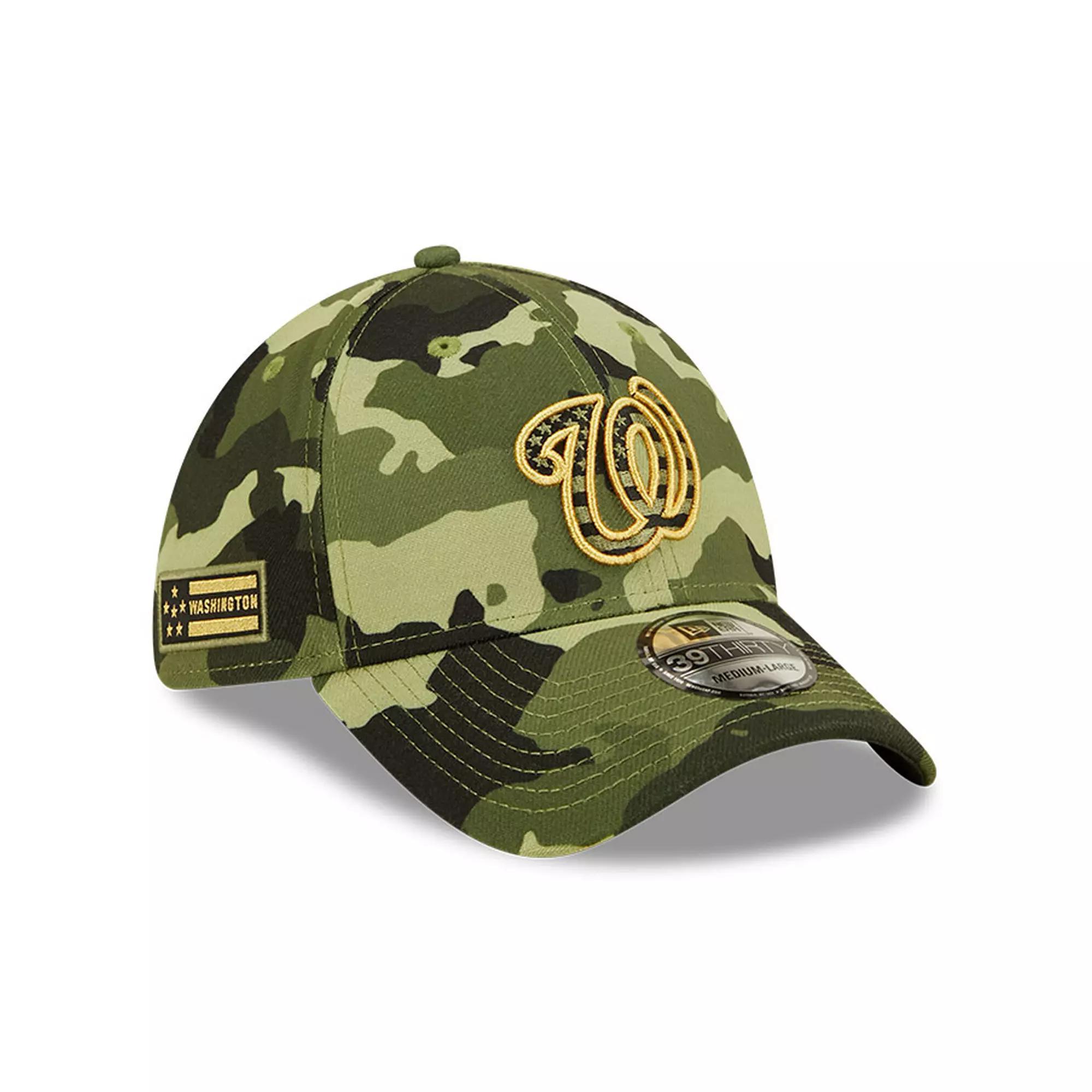 Men's New Era Camo Washington Nationals 2022 Armed Forces Day 39THIRTY Flex Hat,  Product Image
