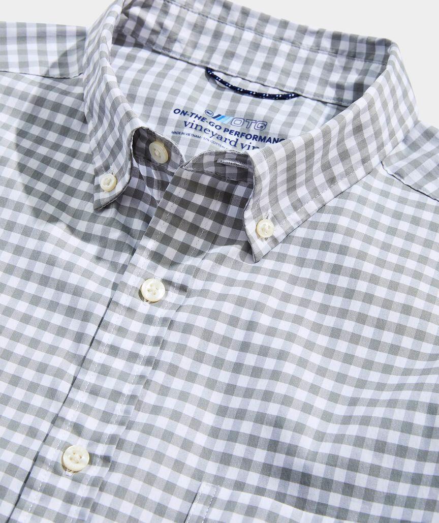 On-The-Go brrrº Gingham Shirt Product Image