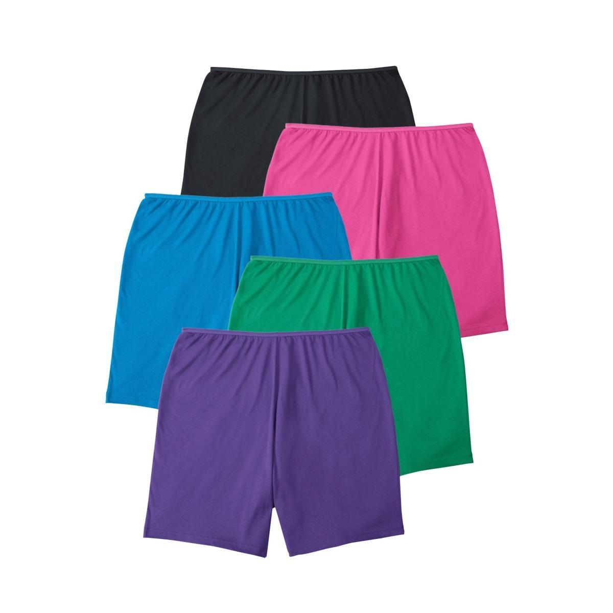 Comfort Choice Womens Cotton Boxer 5-Pack Product Image