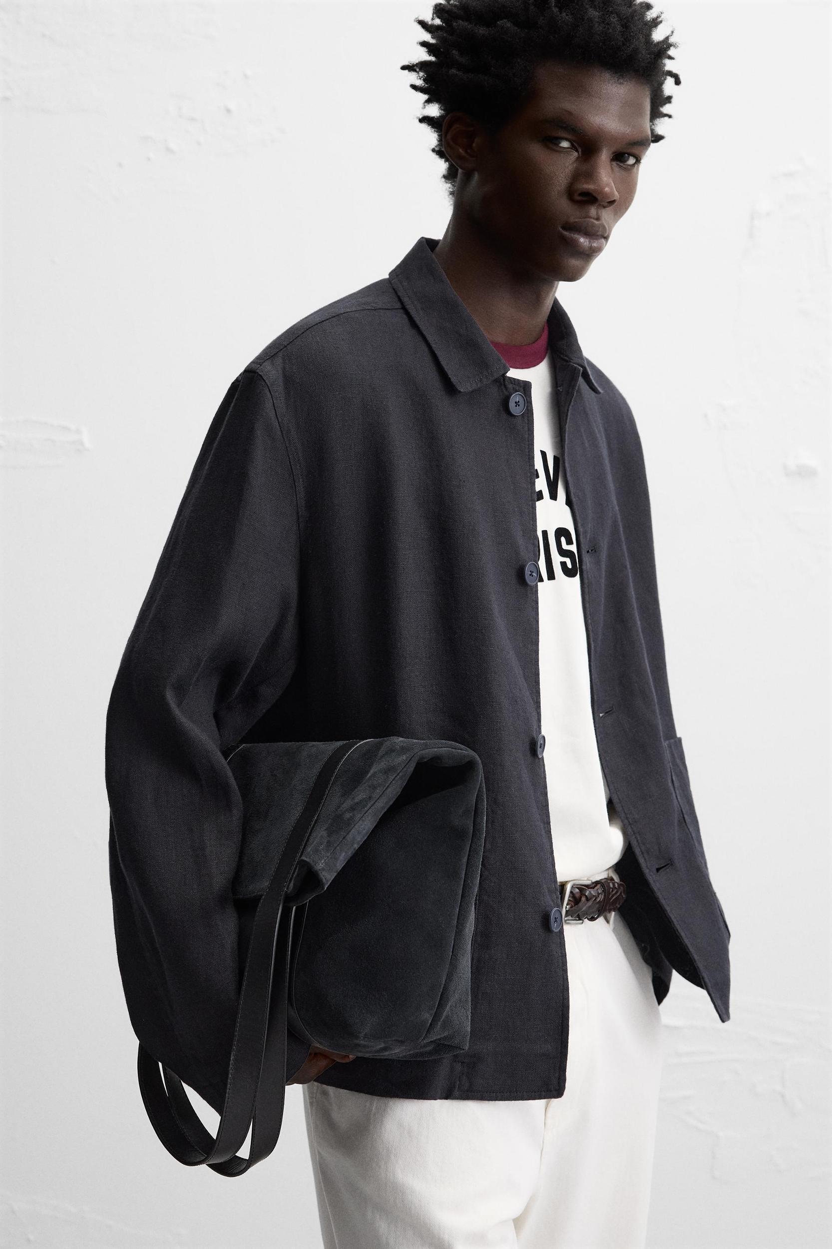 100% LINEN JACKET Product Image