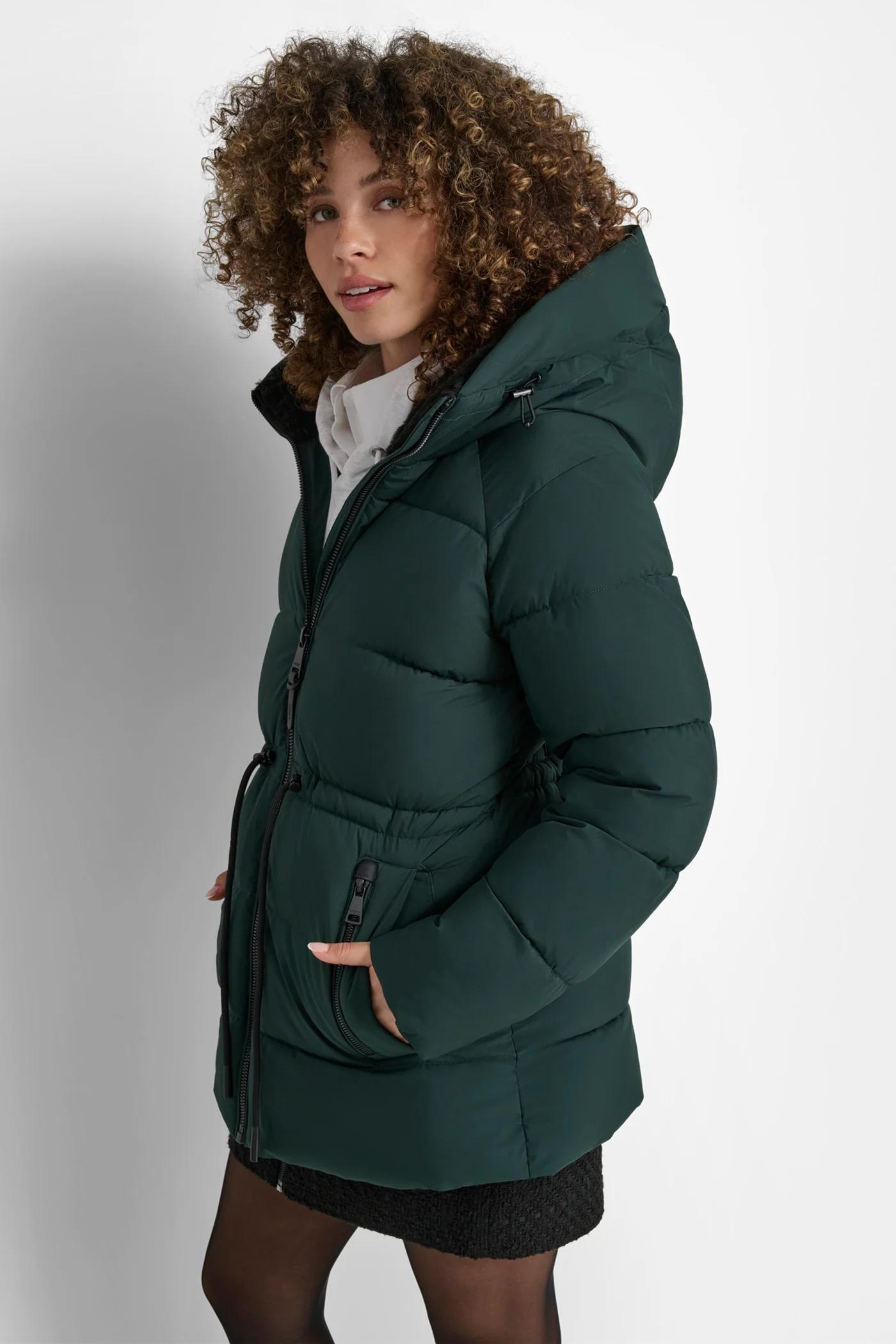 MID LENGTH LUSH PUFFER JACKET Product Image