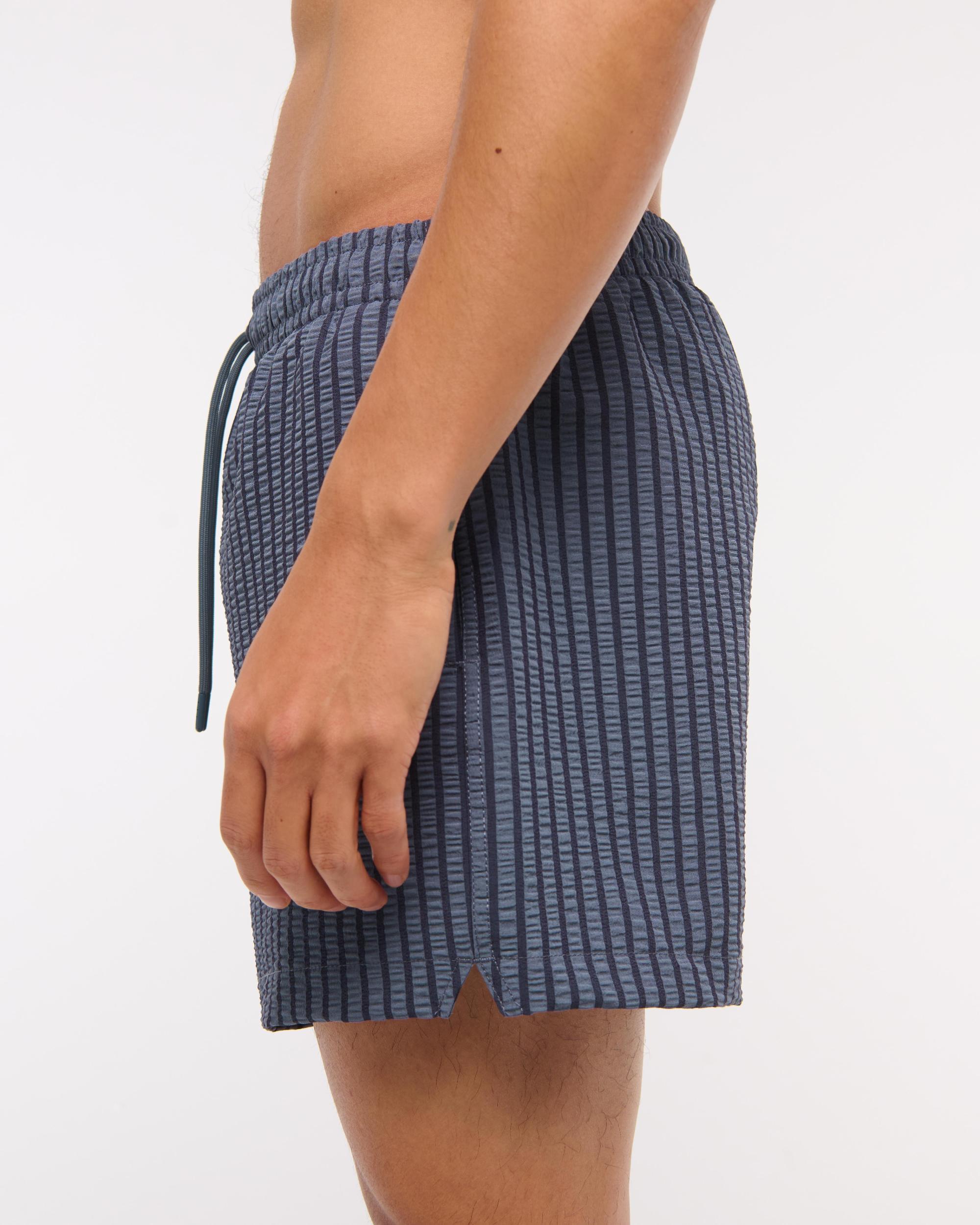 Pull-On Micro-Seersucker Swim Trunk Product Image