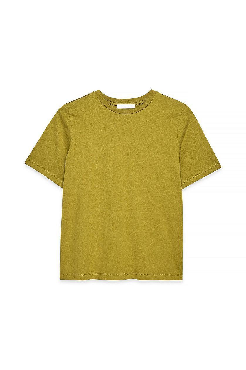 Round Neck Cotton T-Shirt Product Image