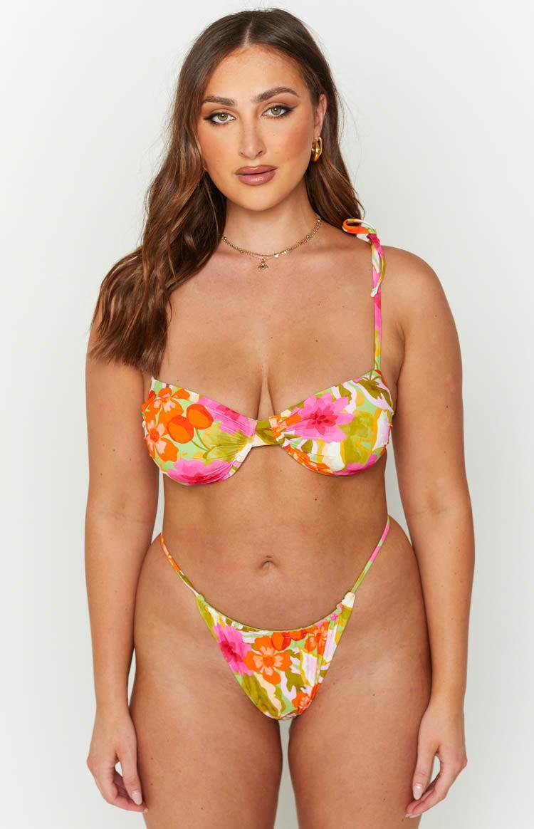 9.0 Swim Quinne Floral Print Bikini Bottom Product Image