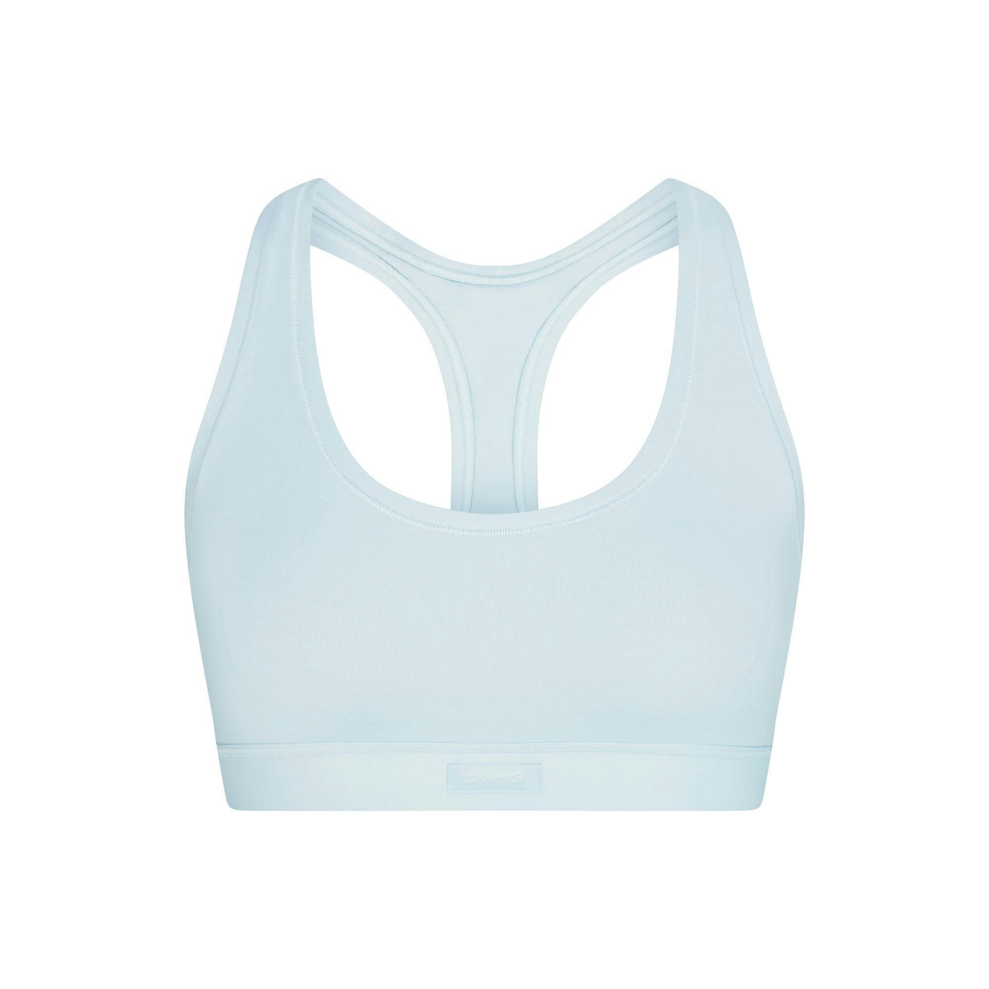 COTTON JERSEY RACERBACK BRA | OPAL Product Image