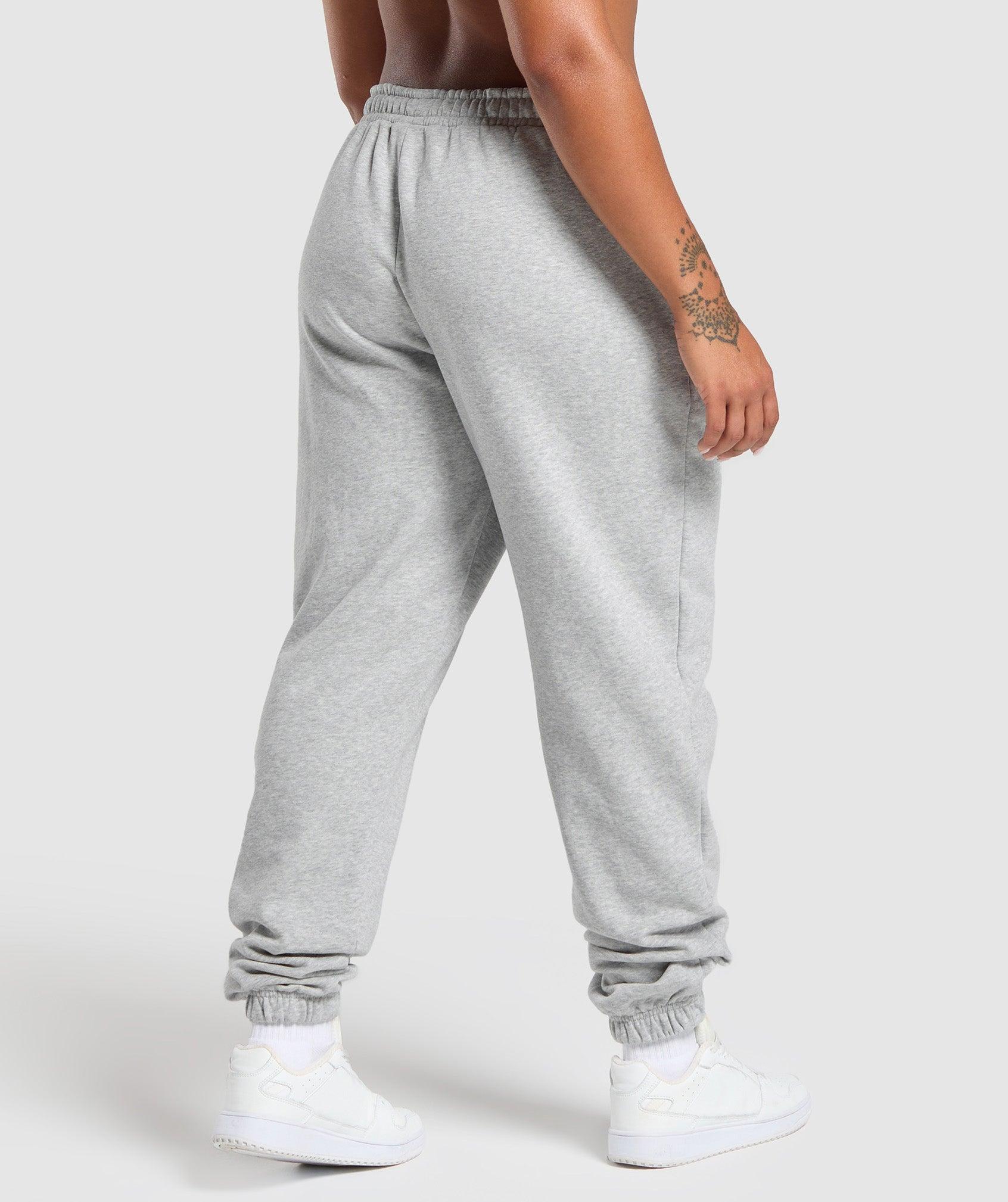 Gymshark Strength Department Graphic Joggers - Light Grey Core Marl Female Product Image
