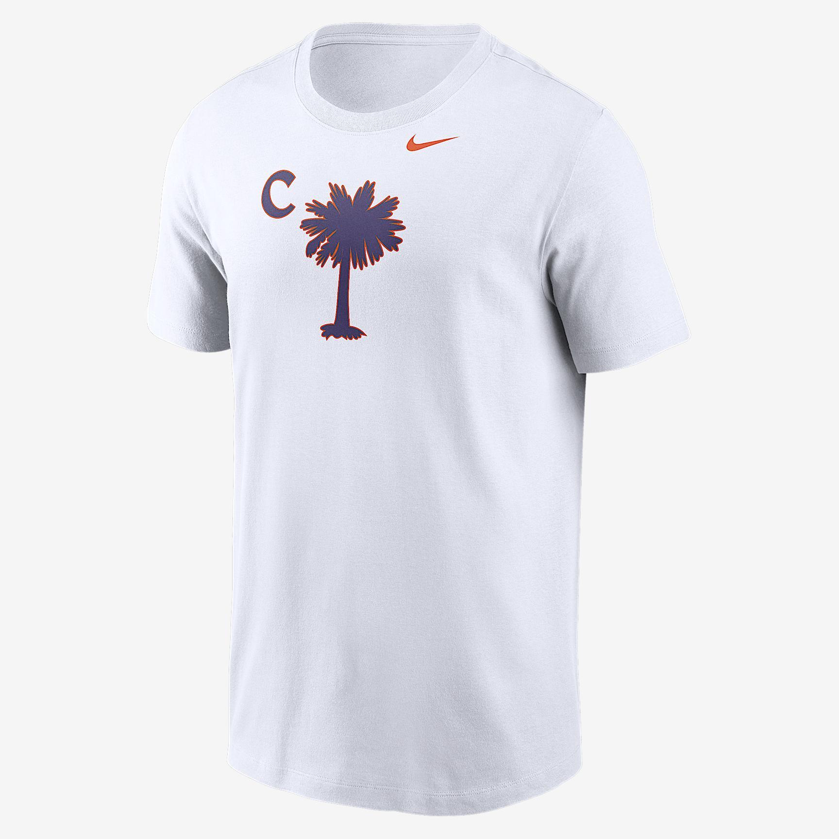 Clemson Palmetto C Nike Mens College T-Shirt | N19910ACLN-A5W Product Image