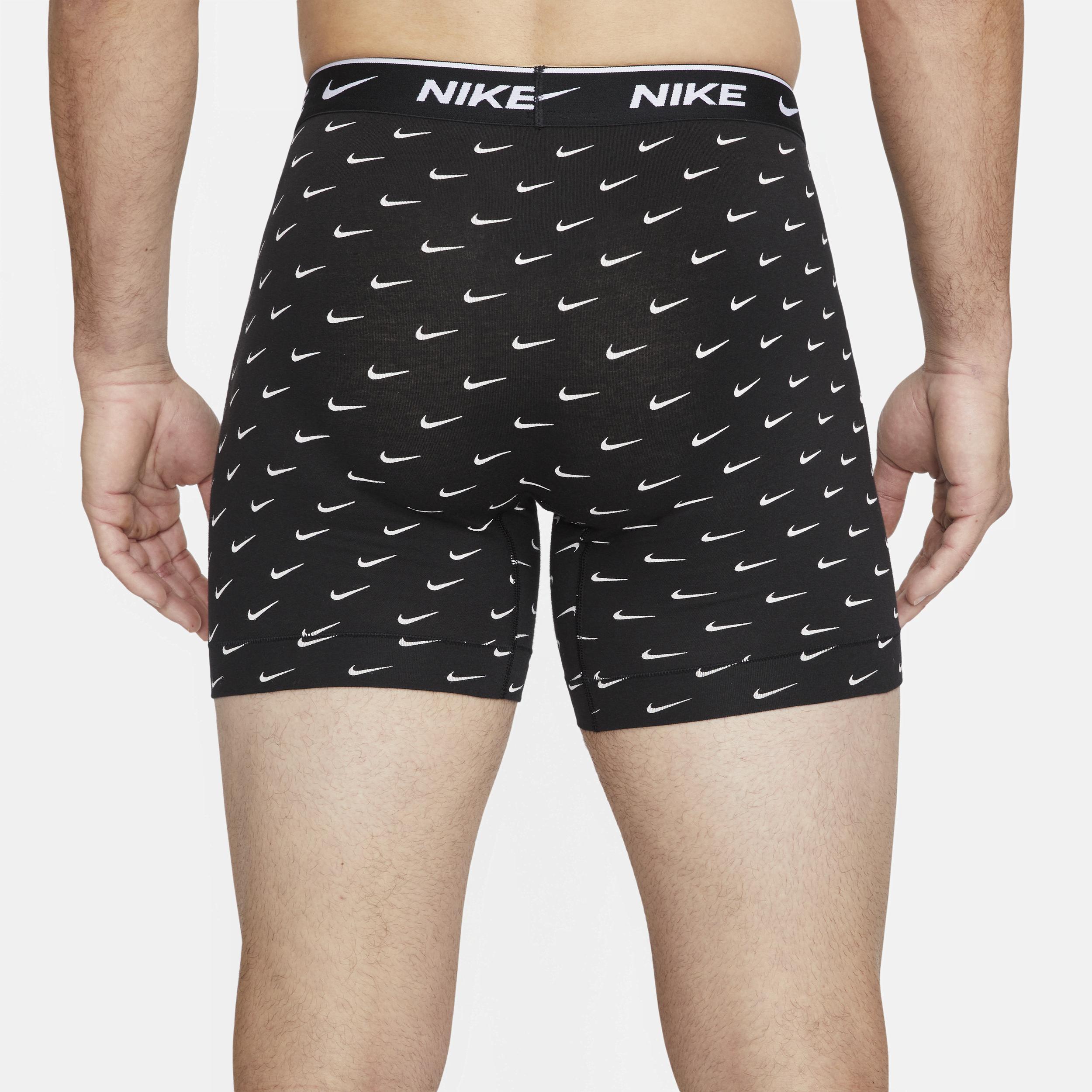 Nike Men's Dri-FIT Essential Cotton Stretch Boxer Briefs (3-Pack) Product Image