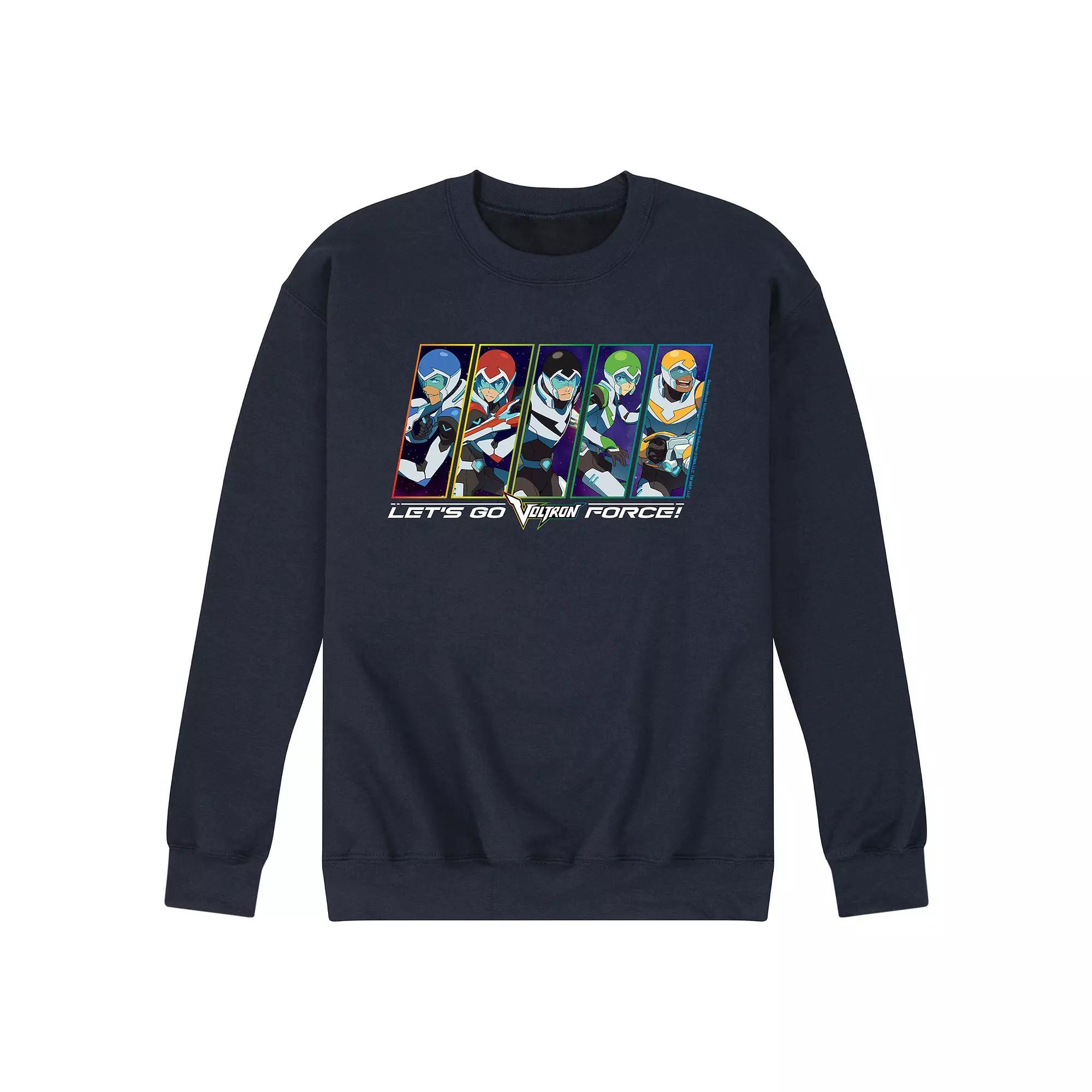 Men's Voltron Lets Go Voltron Force Fleece Sweatshirt,  Product Image