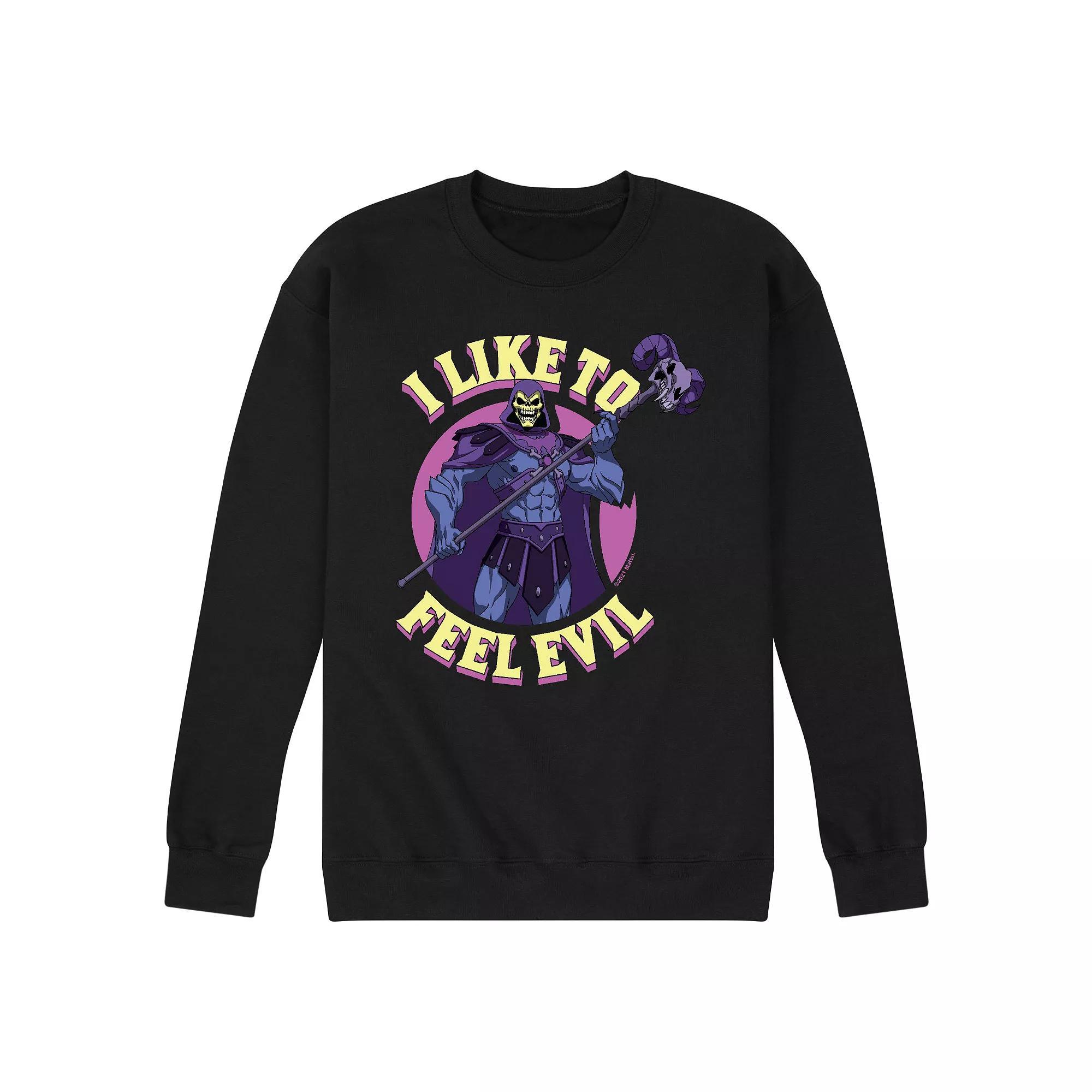 Men's He-Man Masters of the Universe Fleece Sweatshirt, Size: Medium, Black Product Image