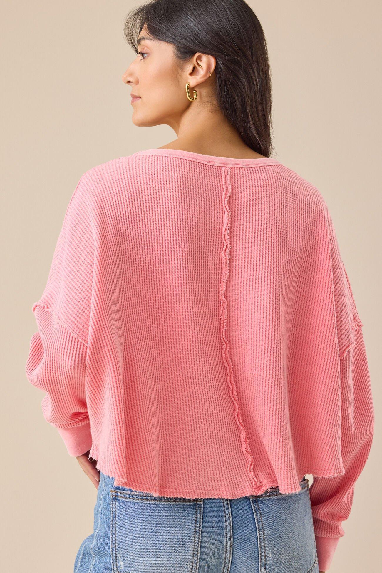 Cambry Waffle Knit Top Product Image