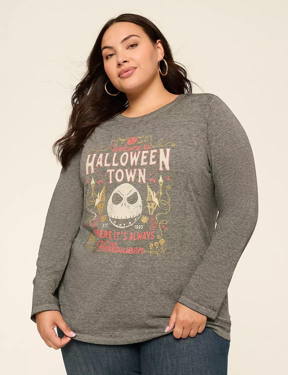 Halloween Town Long-Sleeve Graphic Tee Product Image