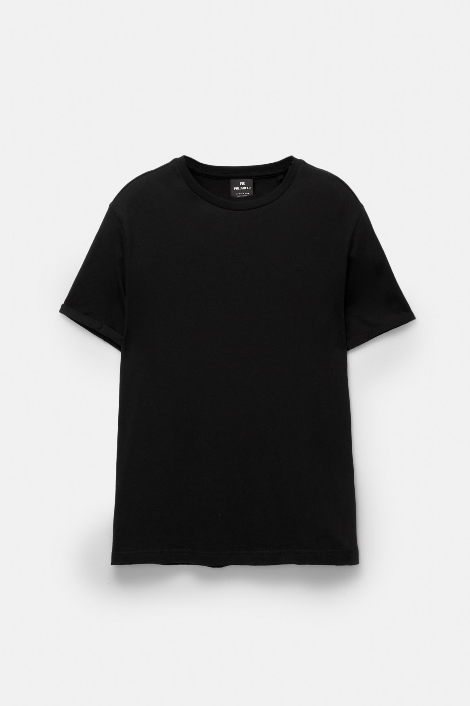 Basic short sleeve cotton T-shirt Product Image