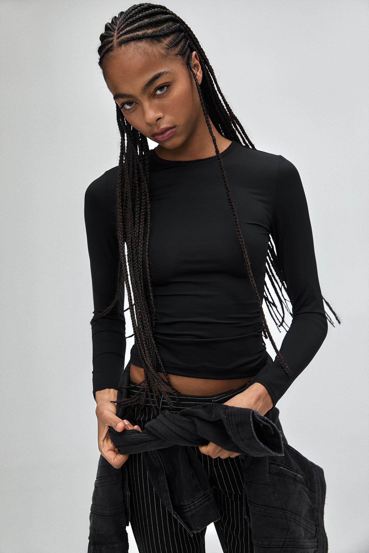 Long sleeve polyamide T-shirt Product Image