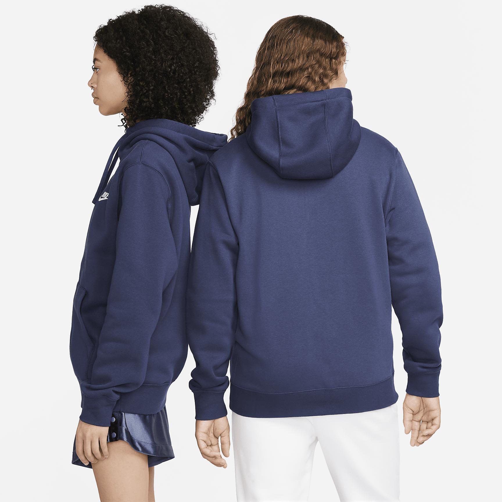 Mens Nike Sportswear Club Fleece Full-Zip Hoodie | BV2645-010 Product Image