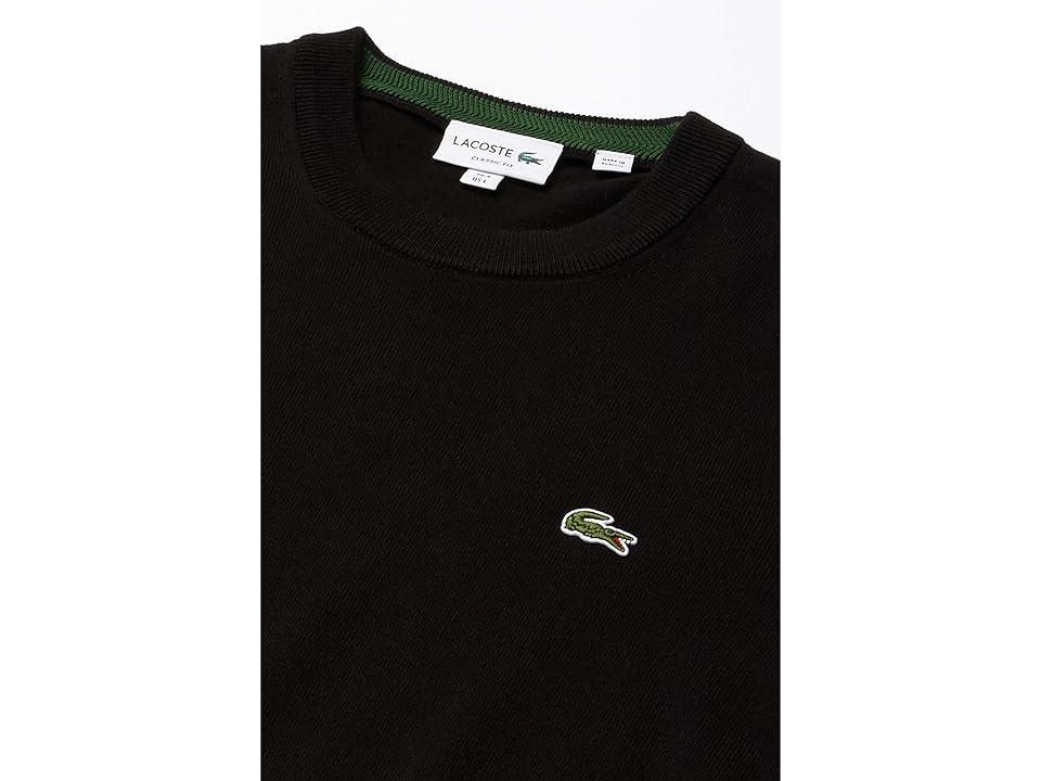 Lacoste Long Sleeve Crew Neck Sweater Men's Clothing Product Image