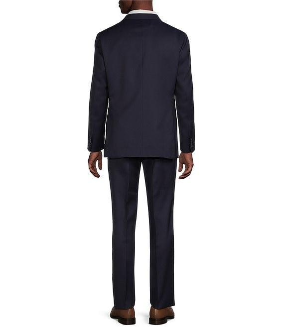 Cremieux Modern Fit Flat Front Dark Solid 2-Piece Suit Product Image