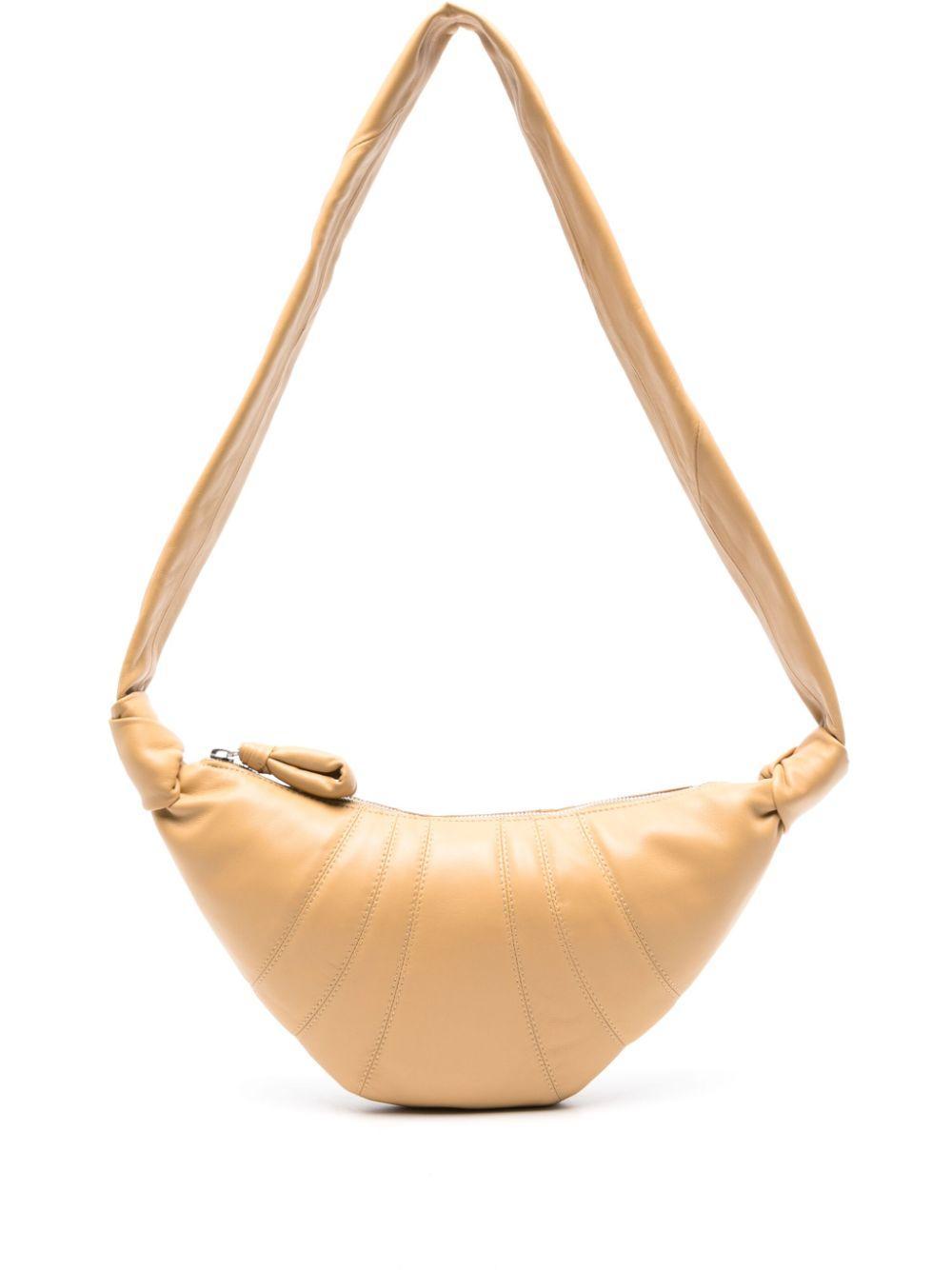 LEMAIRE Small Croissant Shoulder Bag In Beige Product Image