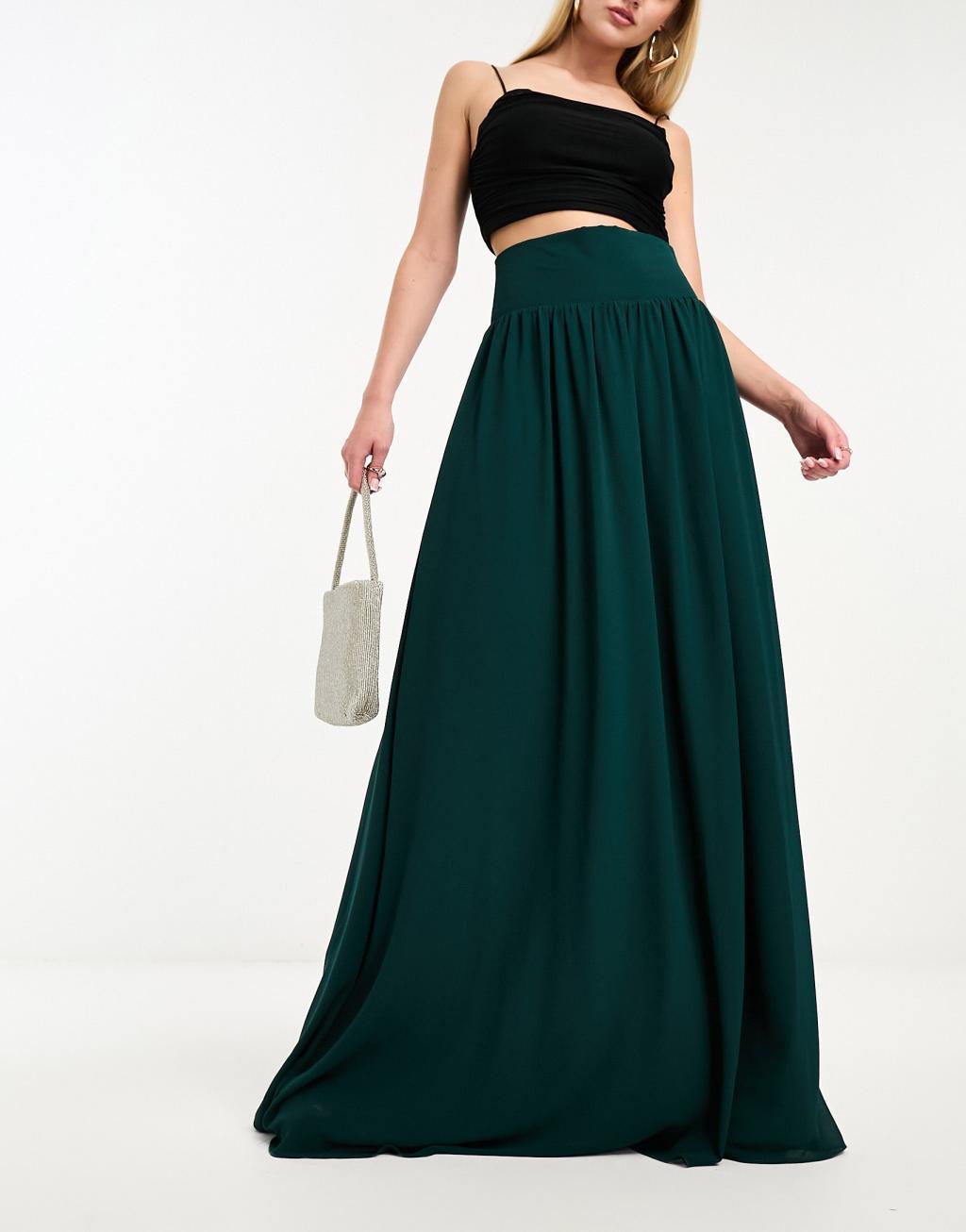 TFNC pleated maxi skirt Product Image