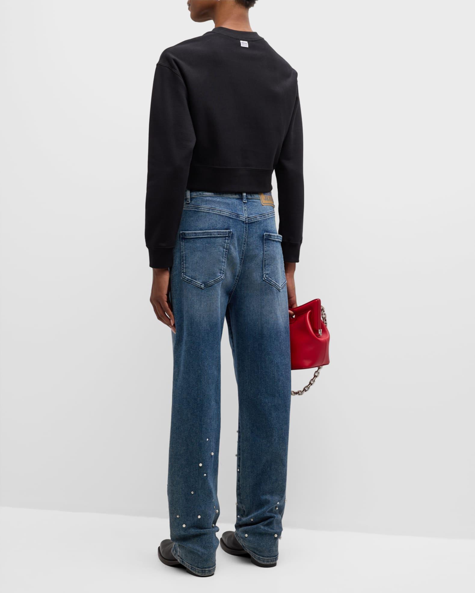 Cropped Crewneck Pullover Product Image