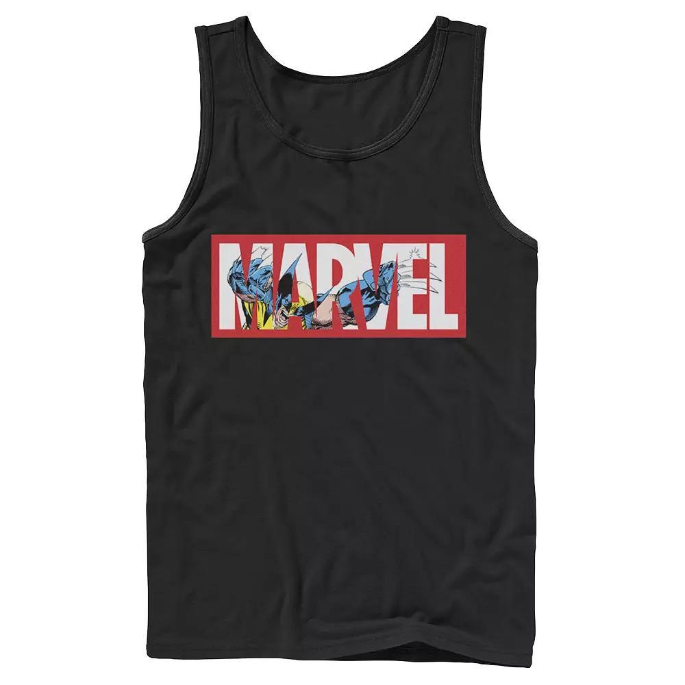 Men's Marvel X-Men Wolverine Logo Fill Tank Top, Boy's,  Product Image