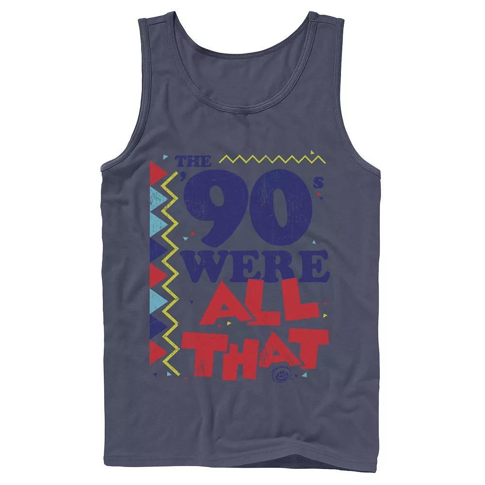 Men's Nickelodeon All That The Nineties Were Retro Poster Graphic Tank Top,  Product Image