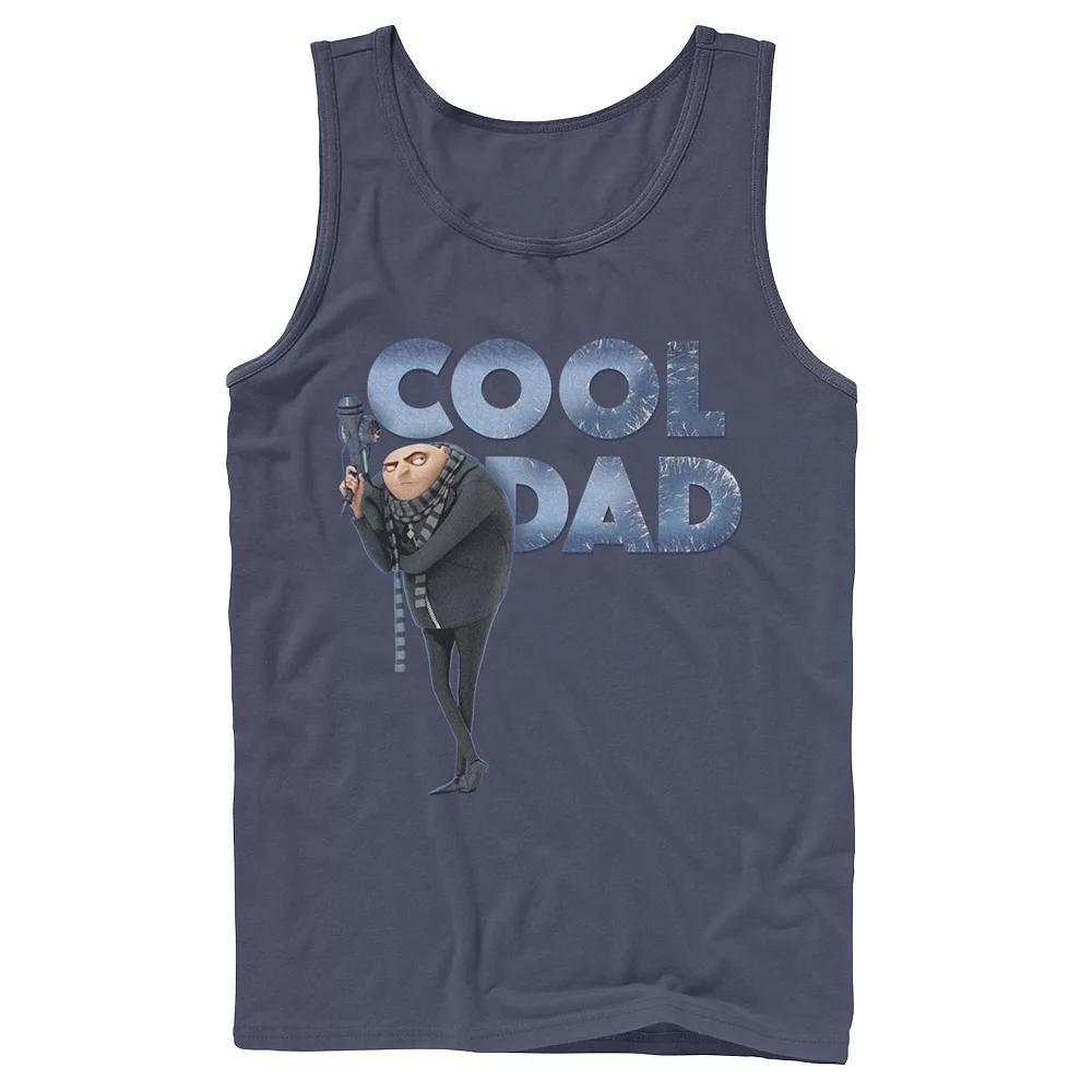 Men's Despicable Me Minions Gru "Cool Dad" Tank Top, Size: XL, Blue Product Image