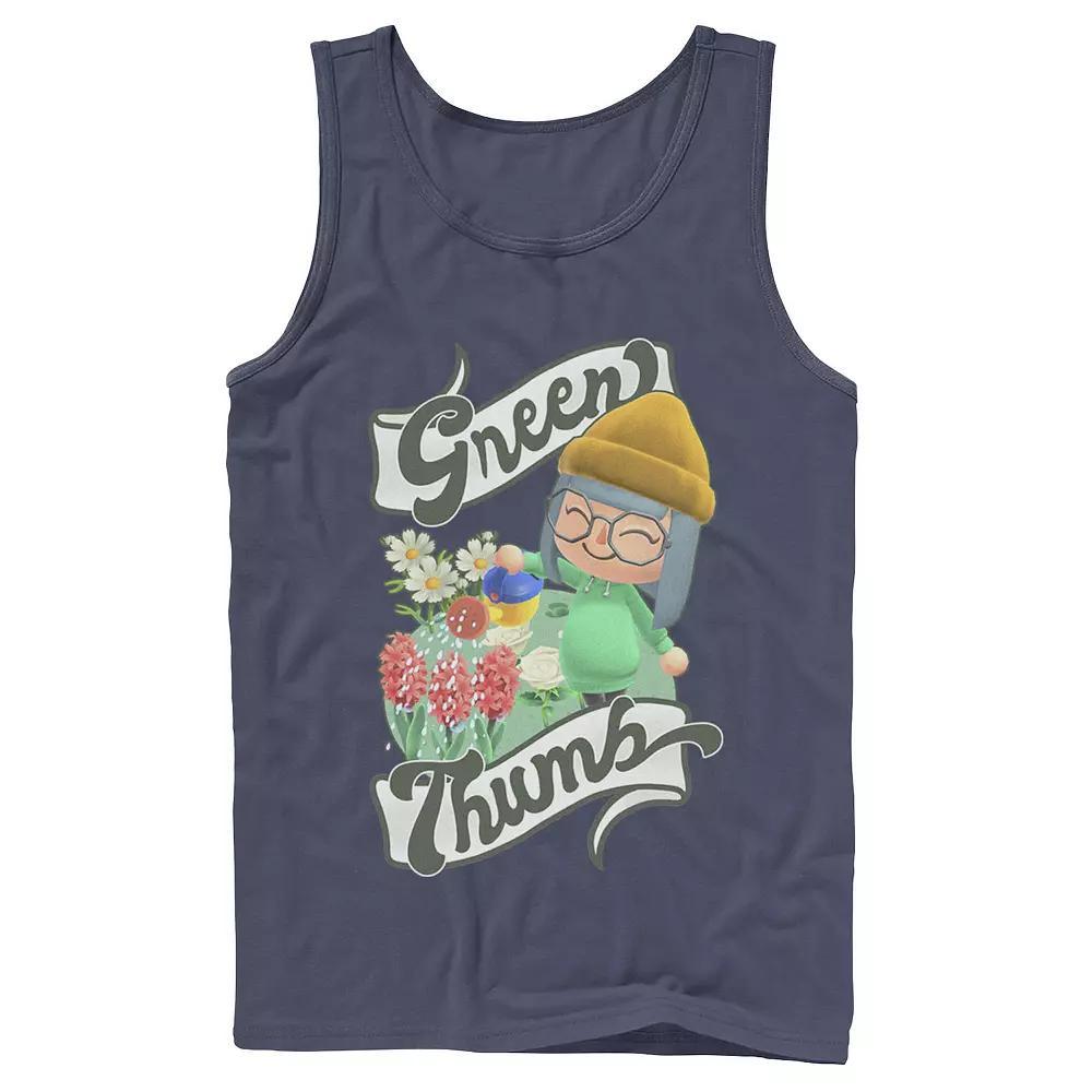 Men's Animal Crossing New Horizons Villager Green Thumb Tank Top,  Product Image