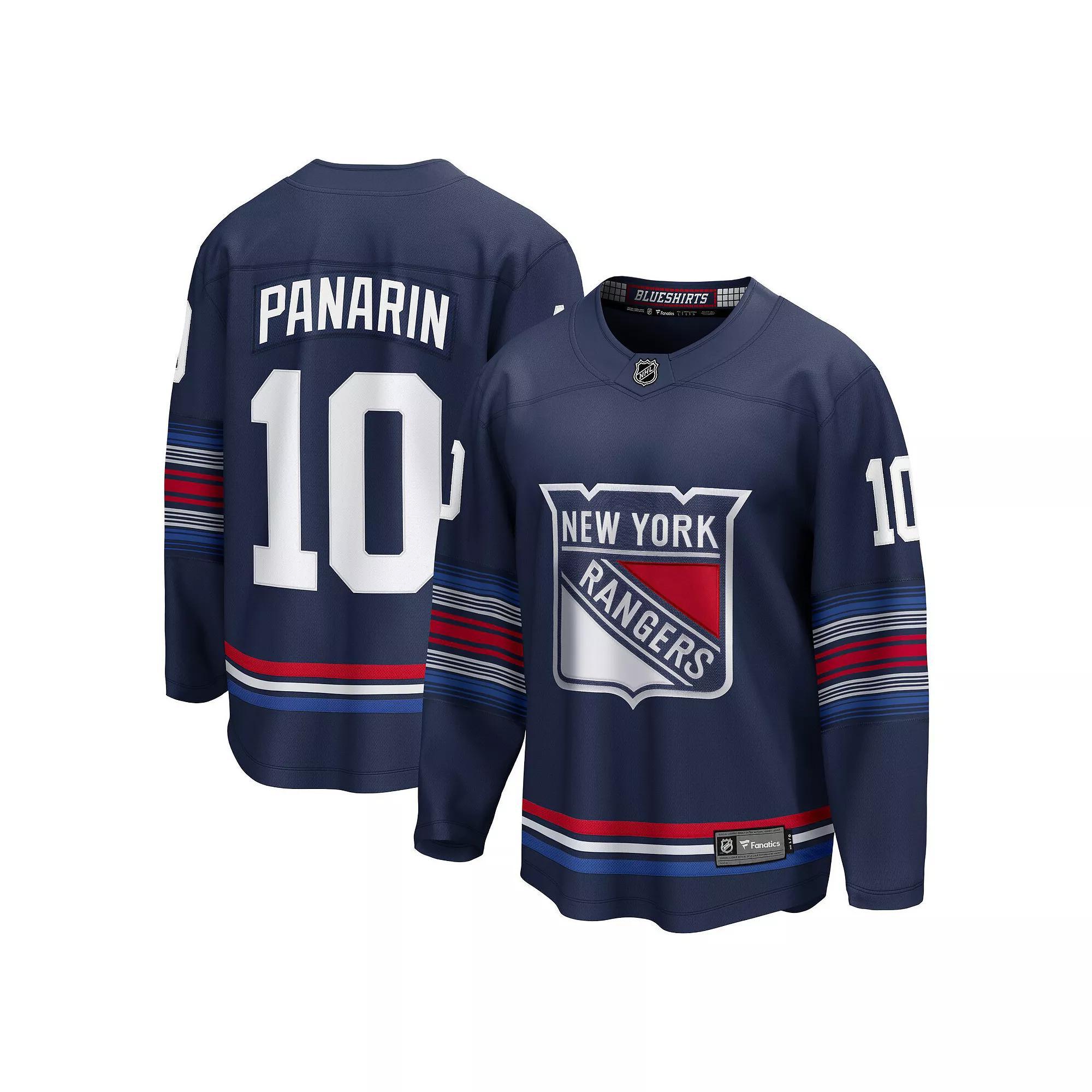 Men's Fanatics Branded Artemi Panarin Navy New York Rangers Alternate Premier Breakaway Player Jersey, Size: 4XL, Ran Blue Product Image