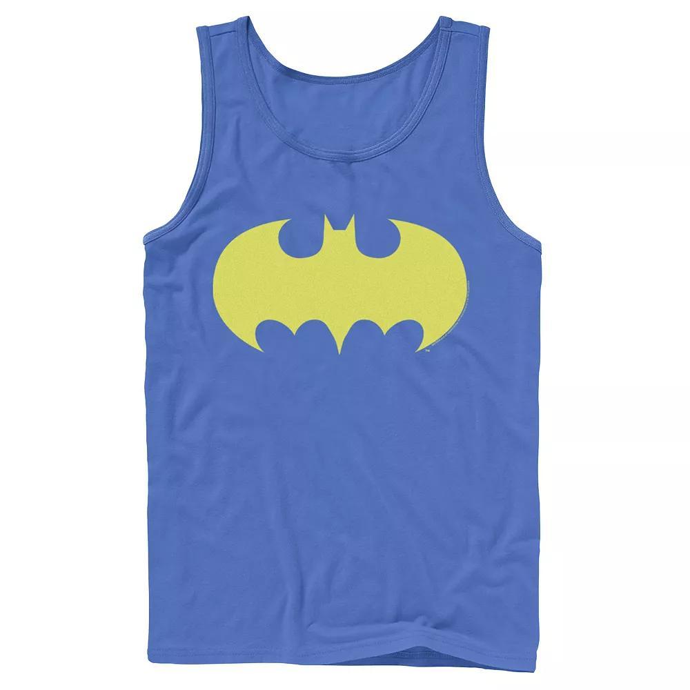 Men's DC Comics Batman Modern Chest Text Logo Tank Top,  Product Image