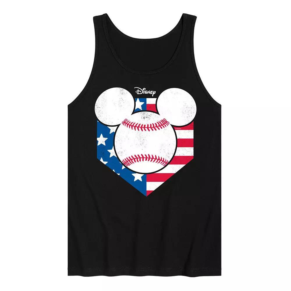 Disney's Mickey Mouse Men's Baseball Flag Tank Top,  Product Image