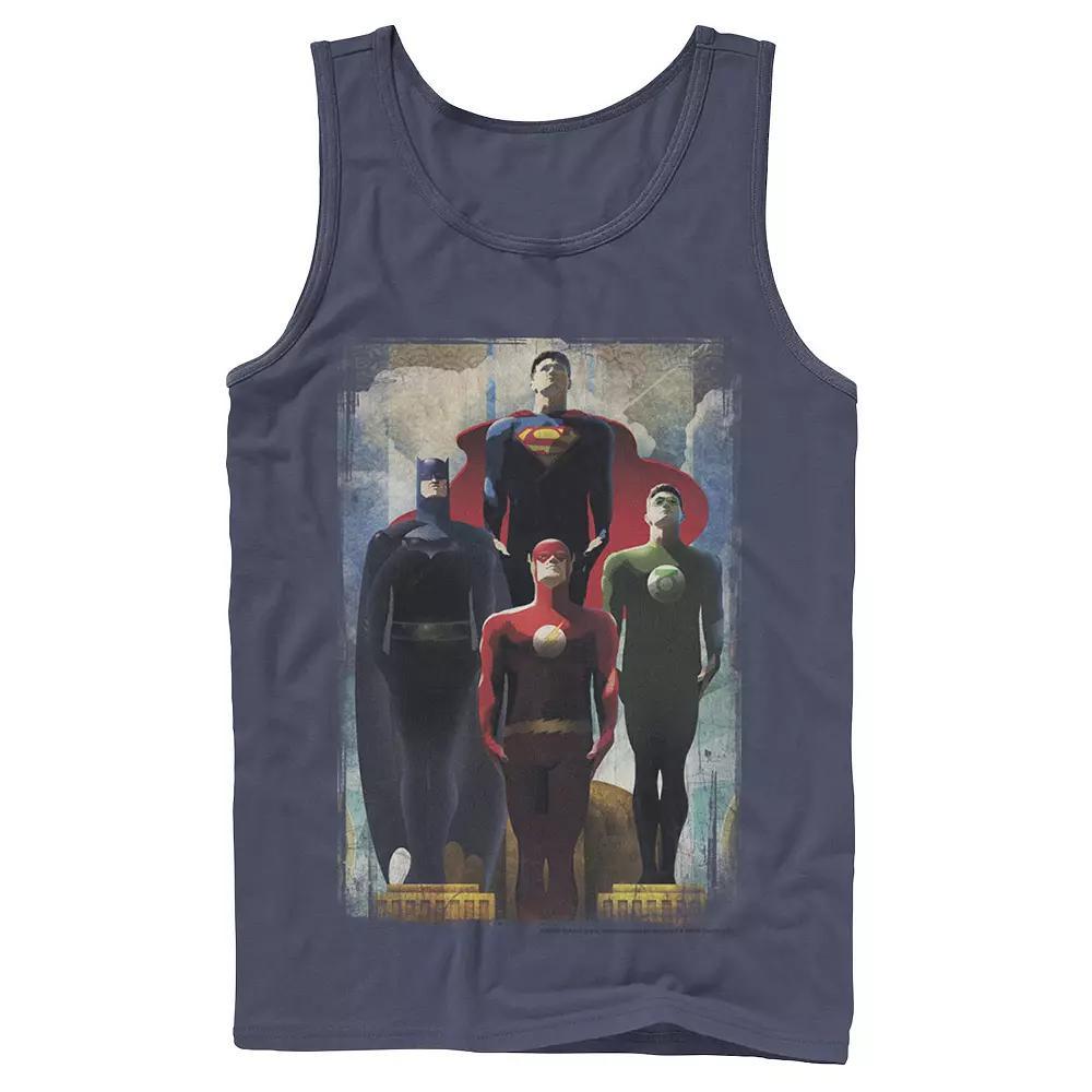Men's DC Comics Justice League Heroes Look Up Tank Top,  Product Image