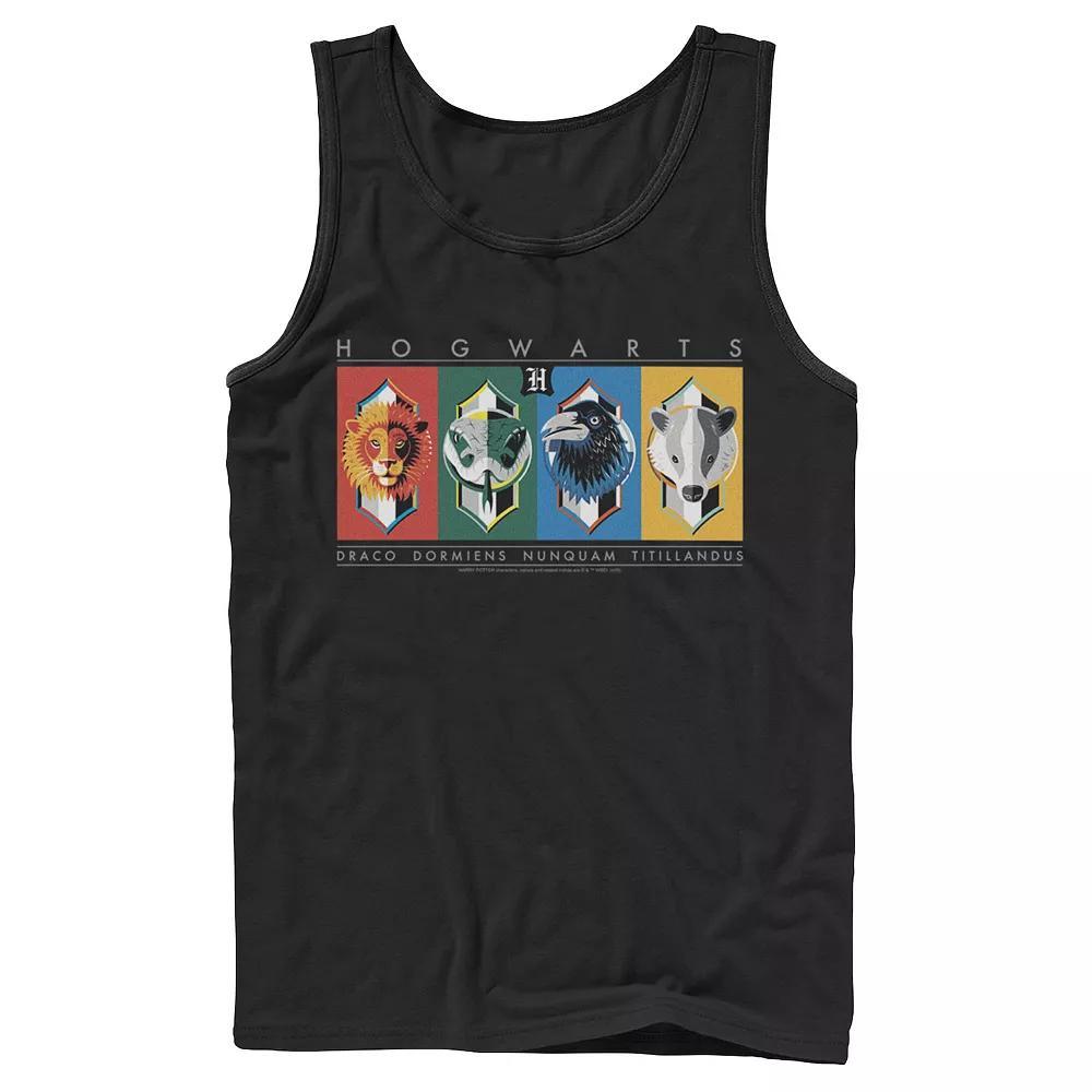 Men's Harry Potter Hogwarts House Symbols Graphic Tank Top,  Product Image