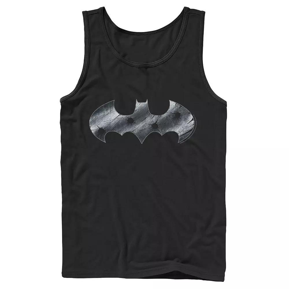 Men's DC Comics Batman Steel Logo Tank Top,  Product Image