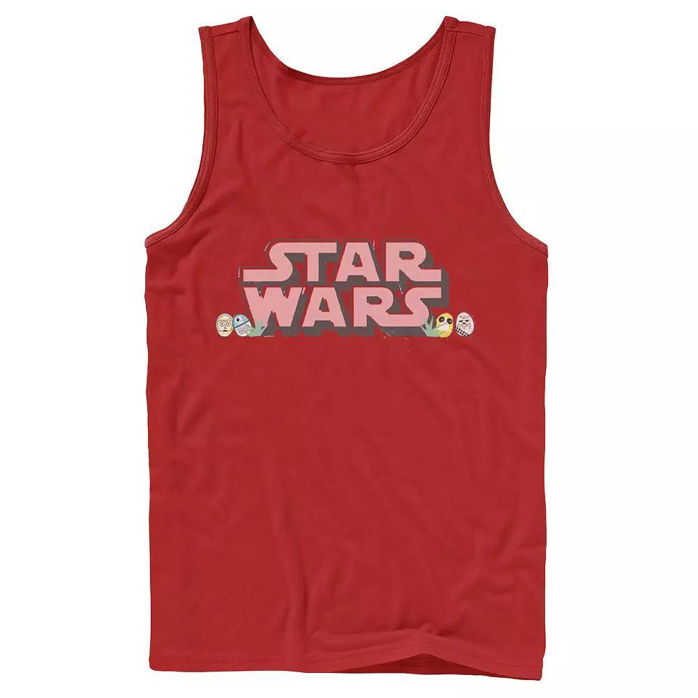 Men's Star Wars Block Letter Logo Tank Top,  Product Image