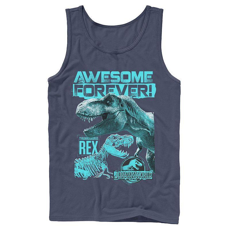 Men's Jurassic World Two T-Rex Awesome Forever Tank Top,  Product Image