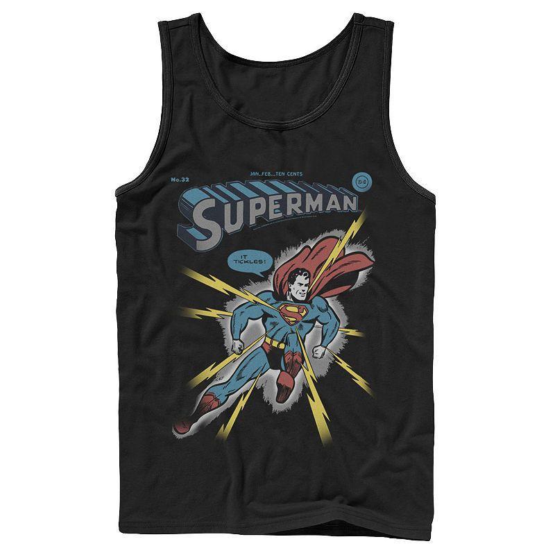 Men's DC Comics Superman Electrified Tank Top, Size: XL, Blue Product Image