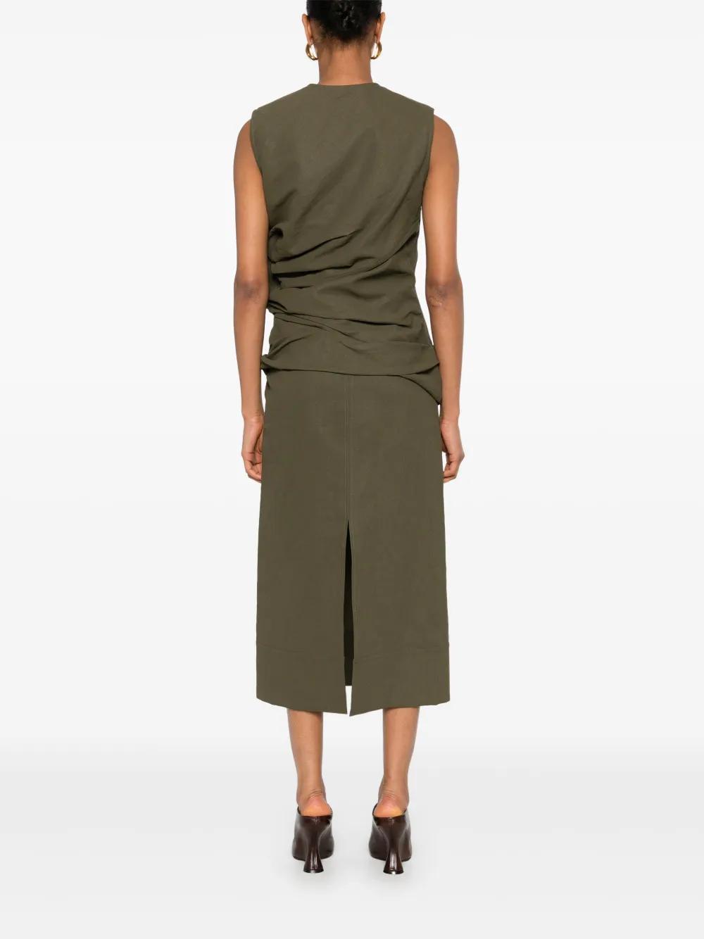 draped maxi dress Product Image