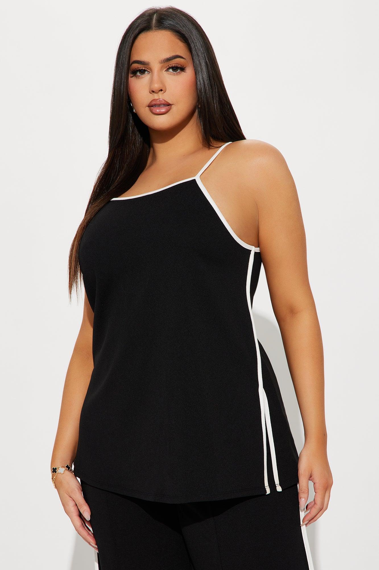 Eloise Pant Set - Black/White Product Image