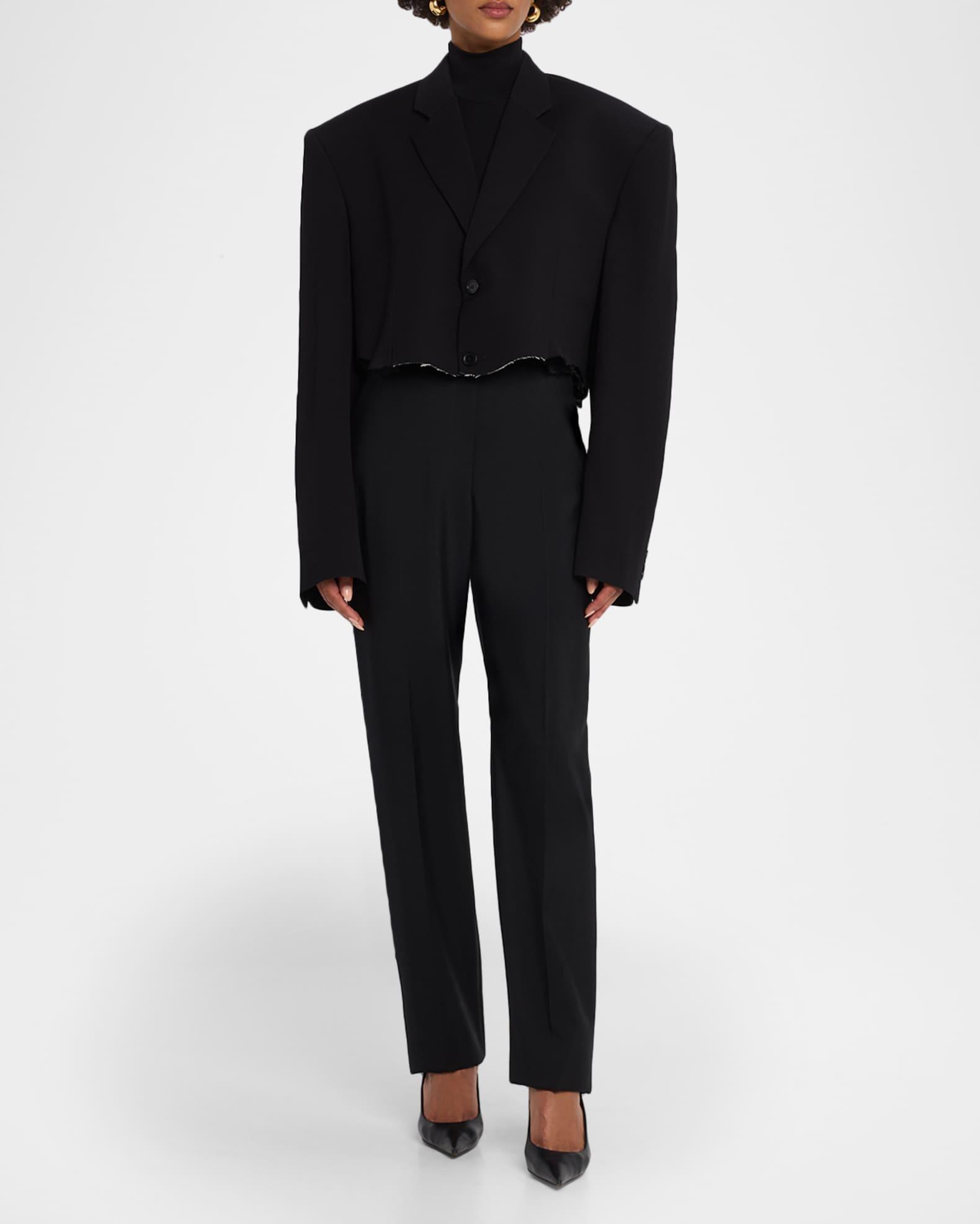 Cut-Off Single-Breasted Jacket Product Image