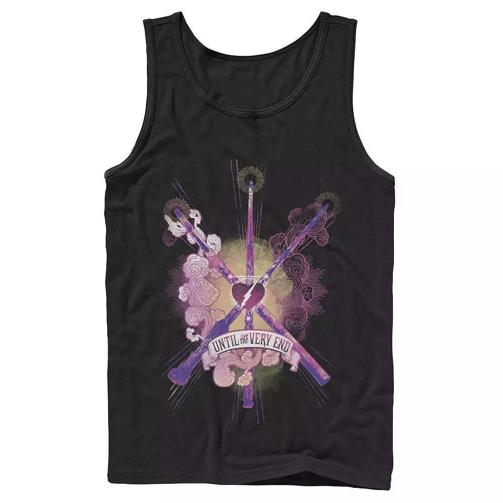 Men's Harry Potter Until The Very End Wands Tank Top,  Product Image