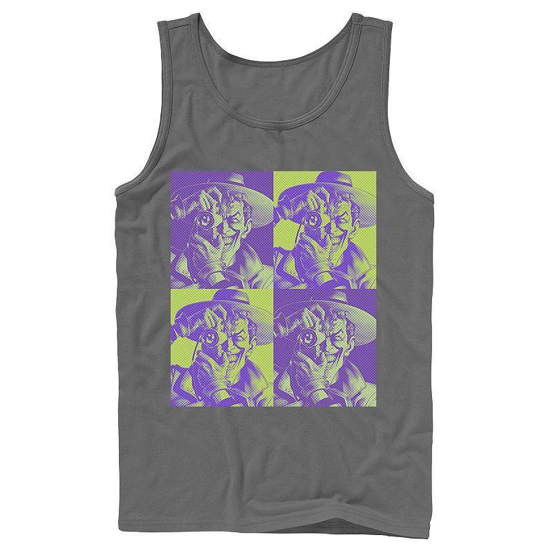 Men's DC Batman The Joker Halftone Popart Tank Top,  Product Image