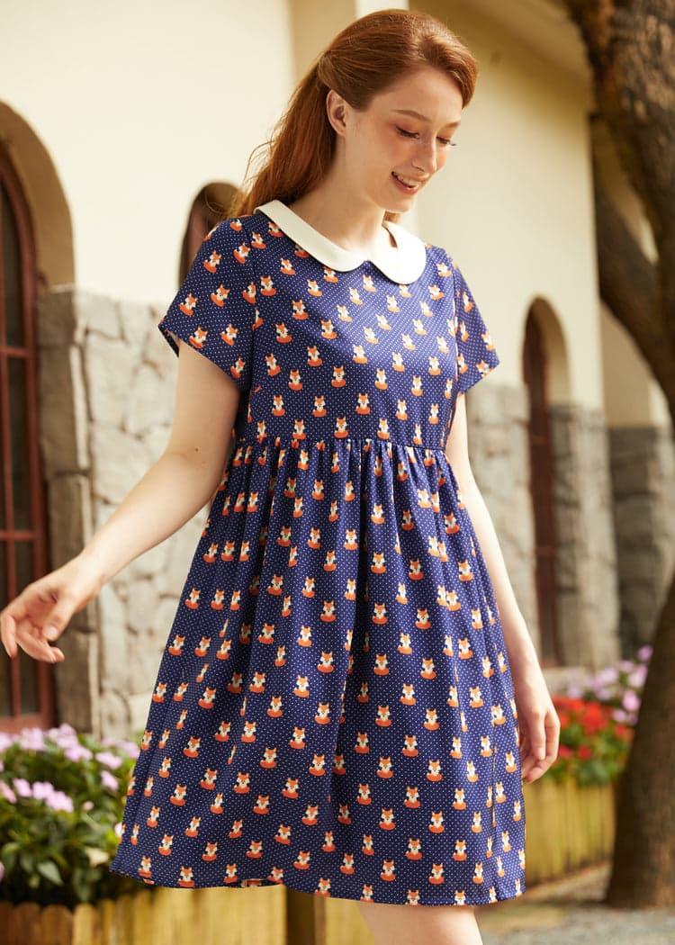 Whimsy & Wonder Collar Empire Dress Product Image