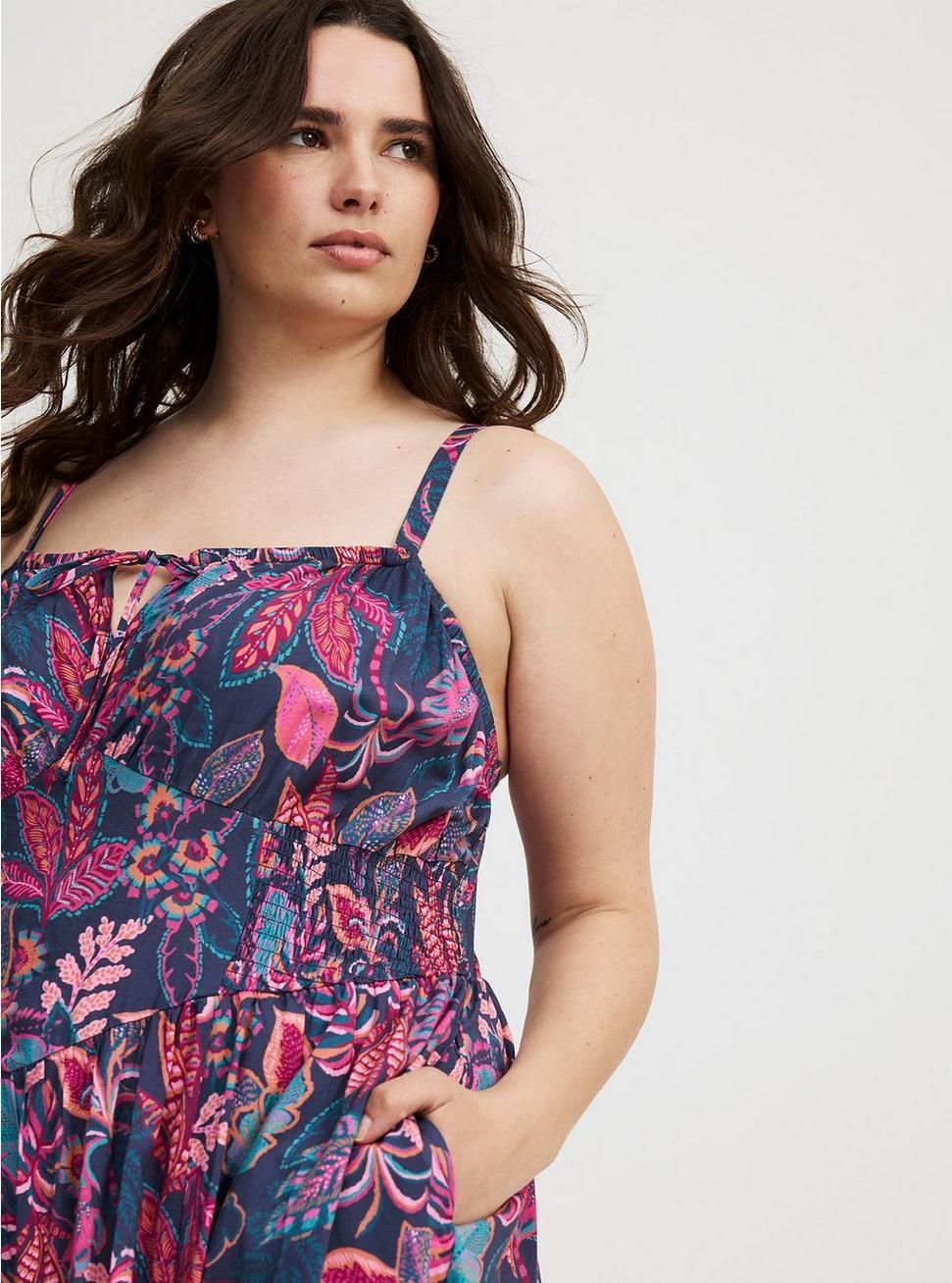 Challis Smocked Maxi Dress Product Image