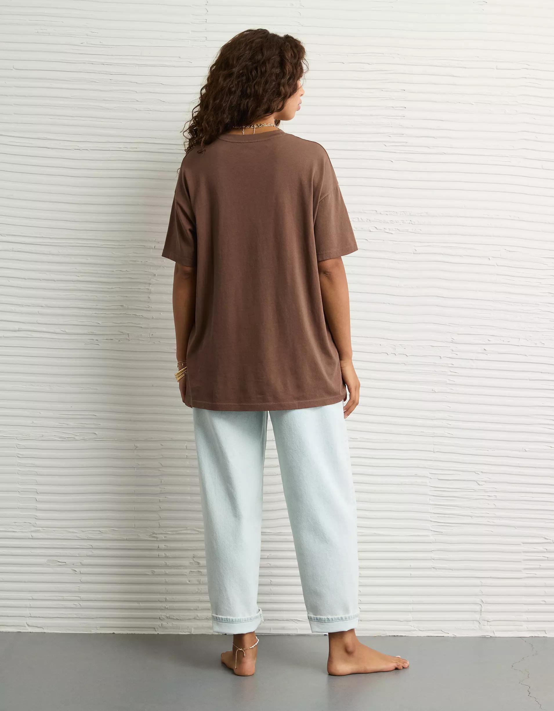 AE Oversized Halloween Graphic T-Shirt Product Image